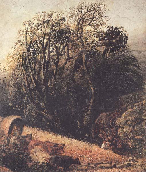 Samuel Palmer A Cornfield Bordered by Trees